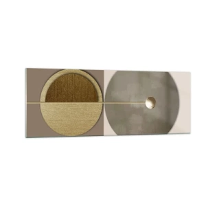 Quadro em vidro - Equilíbrio perfeito - 140x50 cm