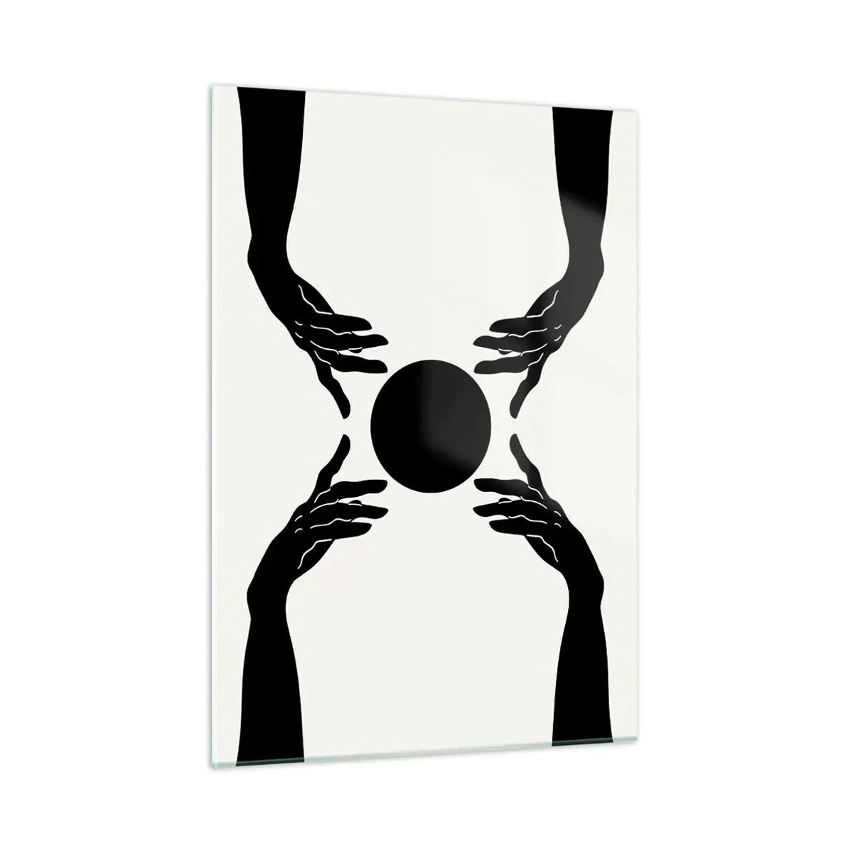 Quadro em vidro - Sinal secreto - 50x70 cm