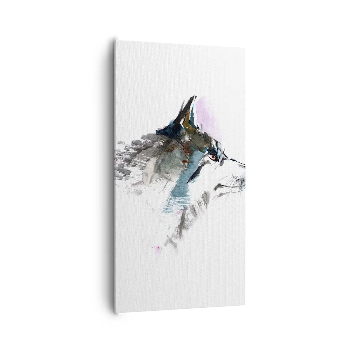 Quadro em tela - O tempo não come o lobo - 65x120 cm