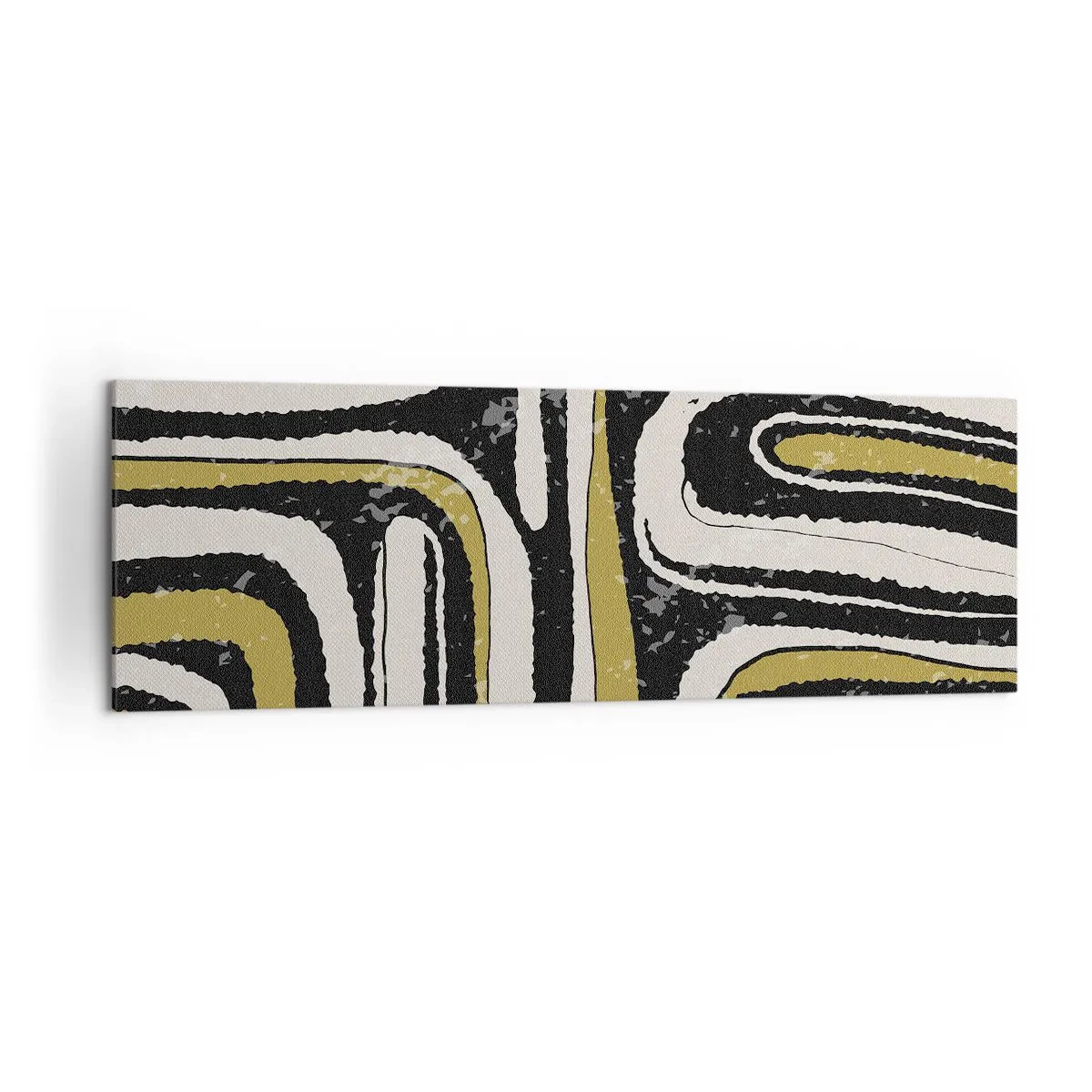 Quadro em tela - Composição: estradas e becos - 160x50 cm