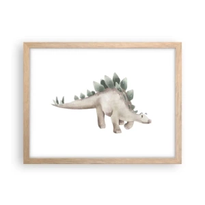 Pôster com moldura de carvalho claro - Seu amigo - 40x30 cm