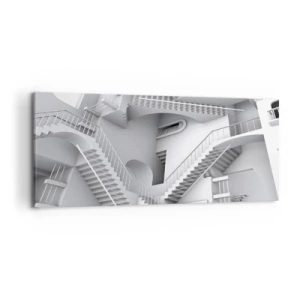 Quadro em tela - Paradoxos do espaço - 120x50 cm