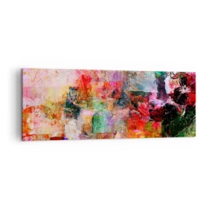Quadro em tela - Viagem rosa - 140x50 cm