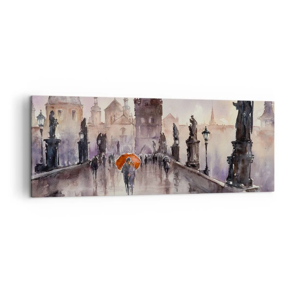 Quadro em tela - Pessoas não mudam - 140x50 cm