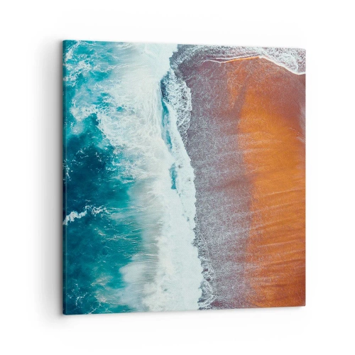 Quadro em tela - Toque do oceano - 50x50 cm