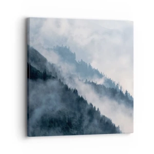 Quadro em tela - Misticismo das montanhas - 30x30 cm