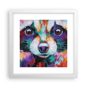 Pôster em moldura branca - Apenas boas emoções - 30x30 cm