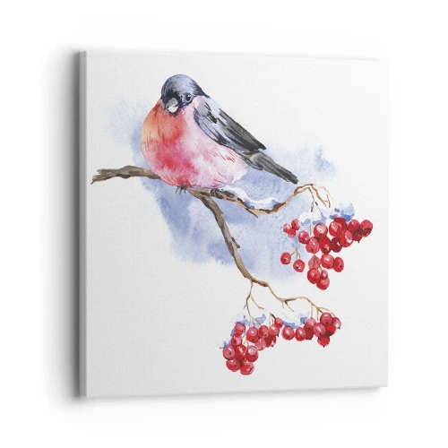 Quadro em tela - Inverno a cores - 30x30 cm