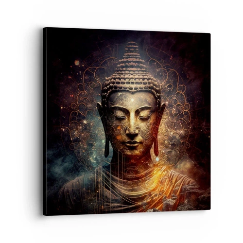 Quadro em tela - Equilíbrio espiritual - 30x30 cm