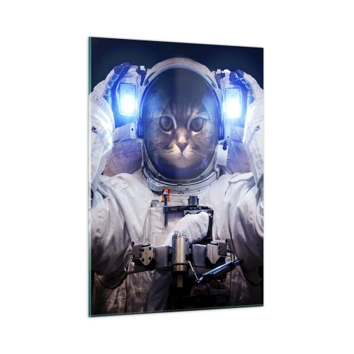 Quadro em vidro - Houston, temos um problema - 50x70 cm