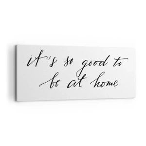 Quadro em tela - Toda a verdade - 100x40 cm