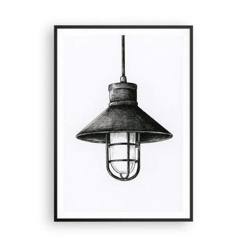 Pôster com moldura preta - Como antigamente… - 70x100 cm