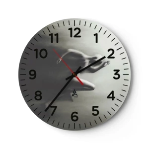 Relógio de parede - Relógio em vidro - Irresistível - 30x30 cm