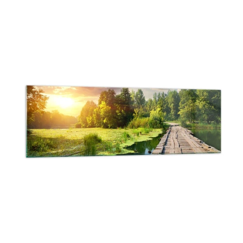 Quadro em vidro - Verão em todos os lugares - 160x50 cm
