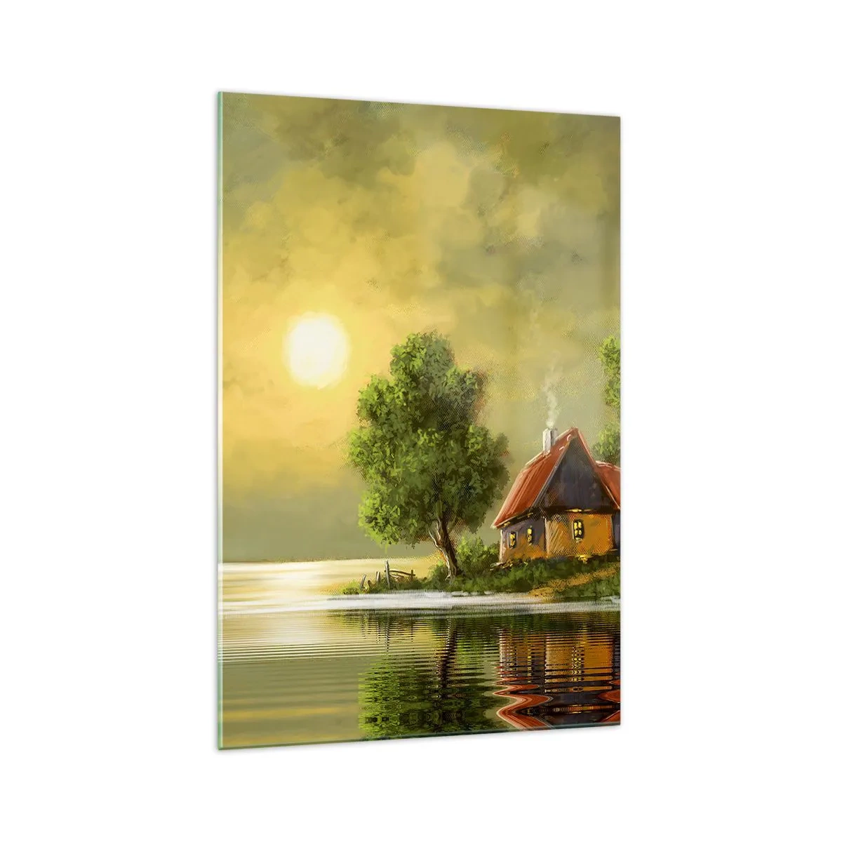 Quadro em vidro - Lindo como uma paisagem - 70x100 cm