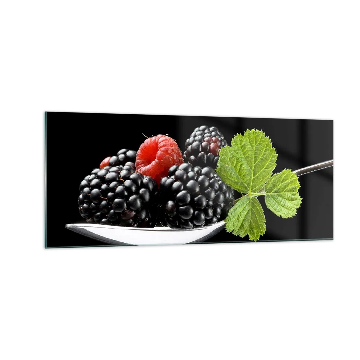 Quadro em vidro - Sabor do frescor - 100x40 cm