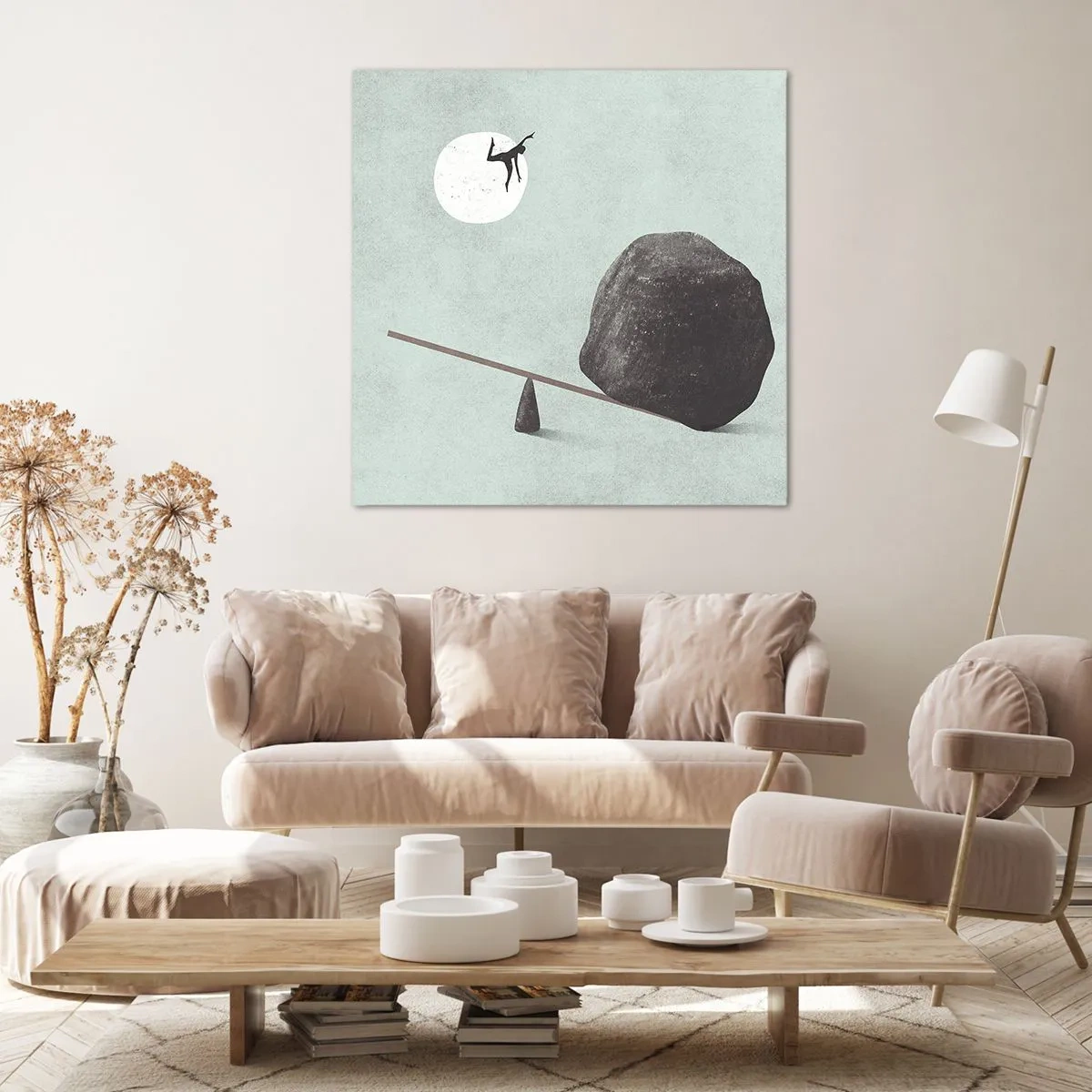 Quadro em tela - Um sonho tornado realidade - 30x30 cm