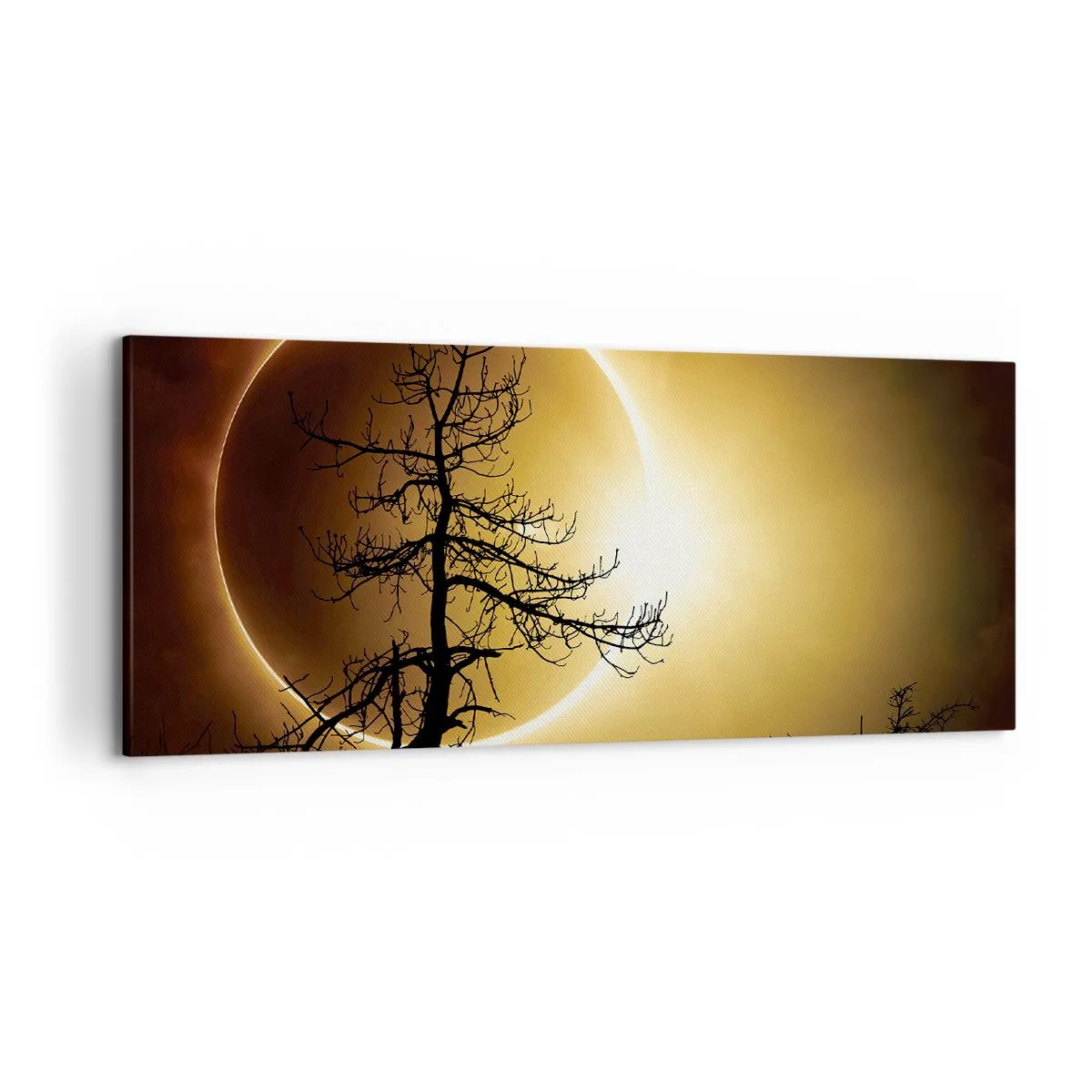 Quadro em tela - Eclipse total - 120x50 cm