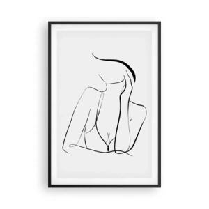 Pôster com moldura preta - Na onda dos sonhos - 61x91 cm