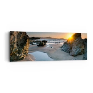 Quadro em tela - Intocado pela mão humana - 90x30 cm