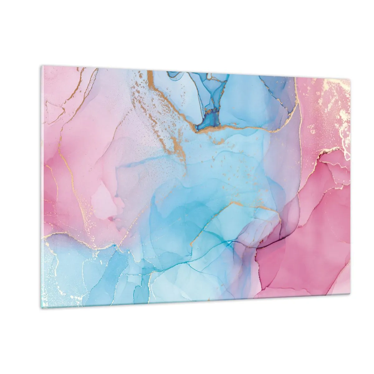 Quadro em vidro - Encontro e difusão - 120x80 cm