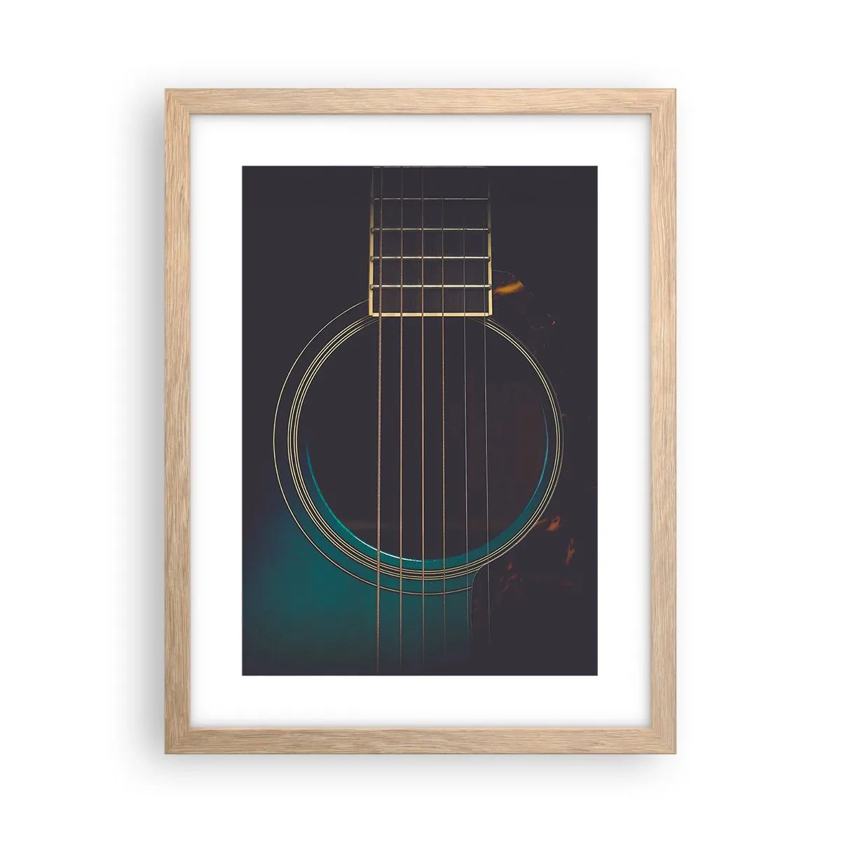 Pôster com moldura de carvalho claro - Um momento antes de soar - 30x40 cm