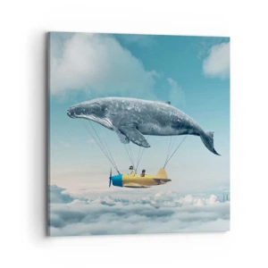 Quadro em tela - Por que não? - 70x70 cm