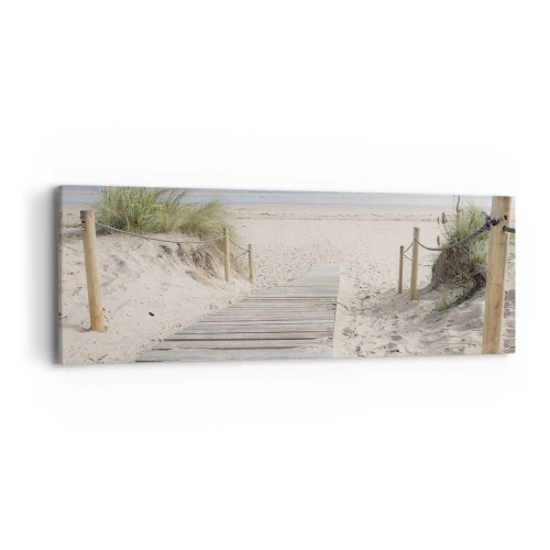 Quadro em tela - Pelo horizonte - 90x30 cm