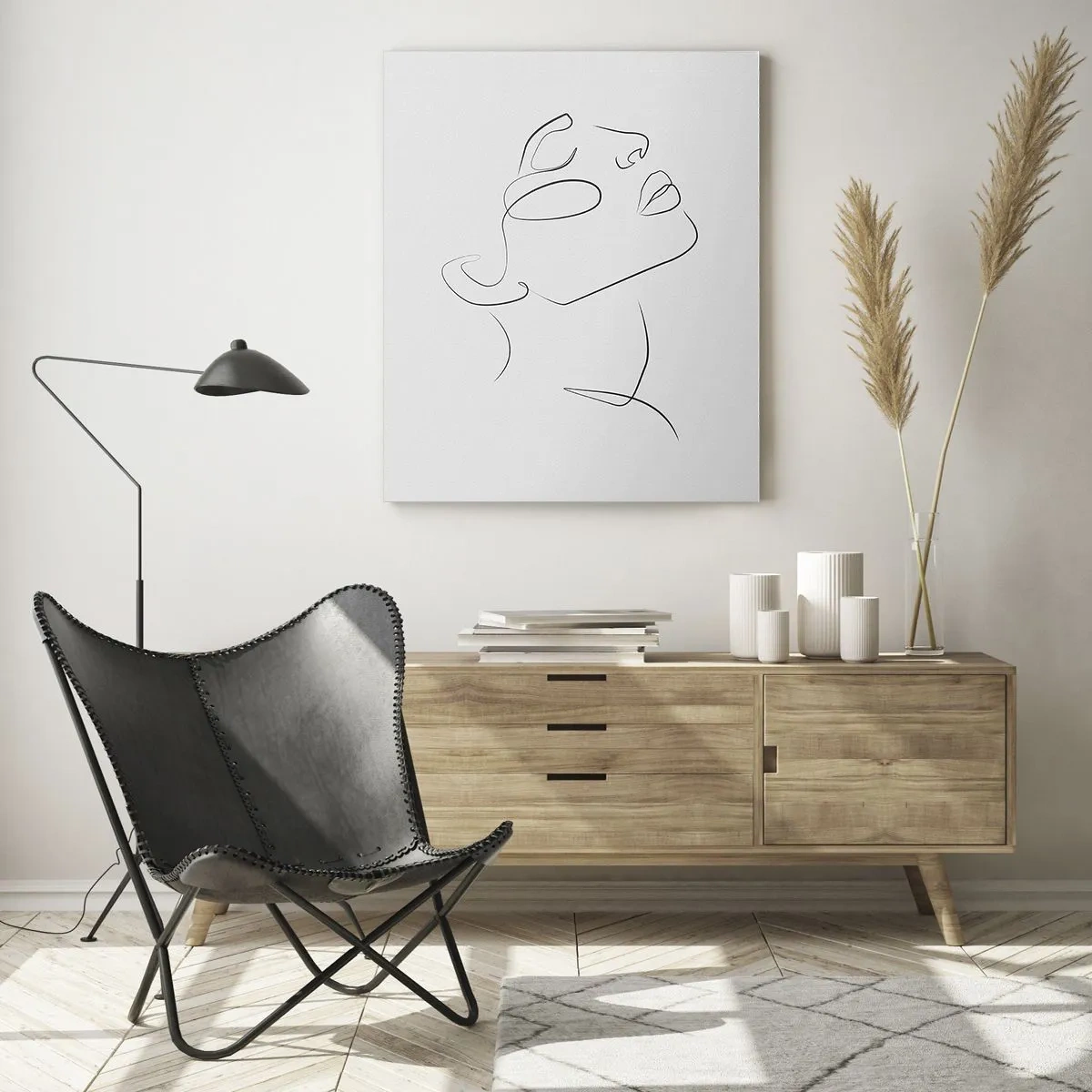 Quadro em vidro - Os meandros dos sonhos - 50x70 cm