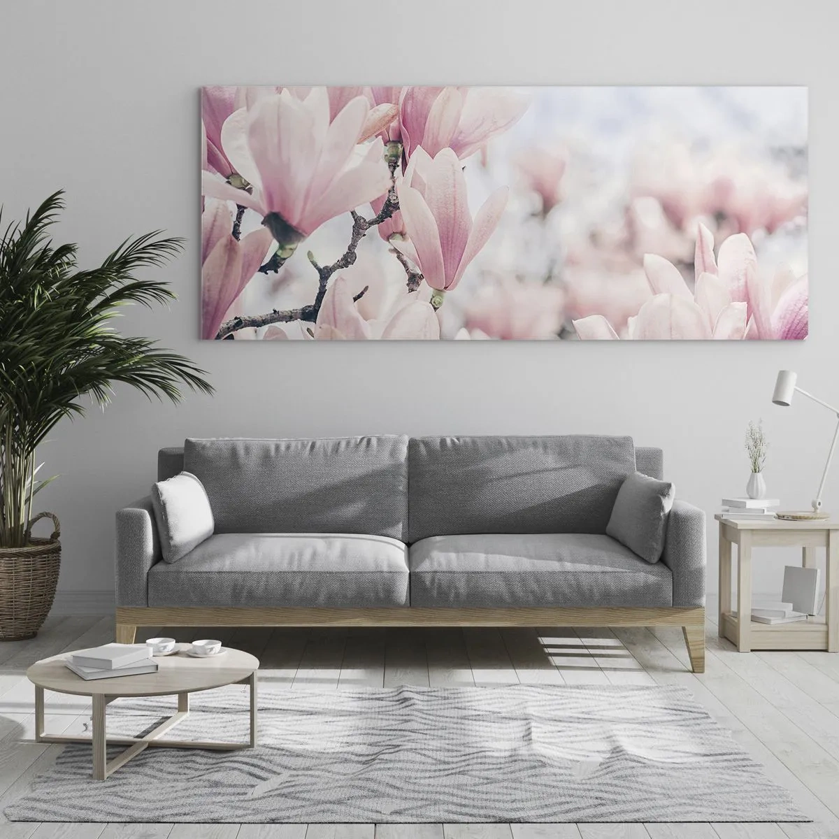Quadro em vidro - O ideal da subtileza - 100x40 cm