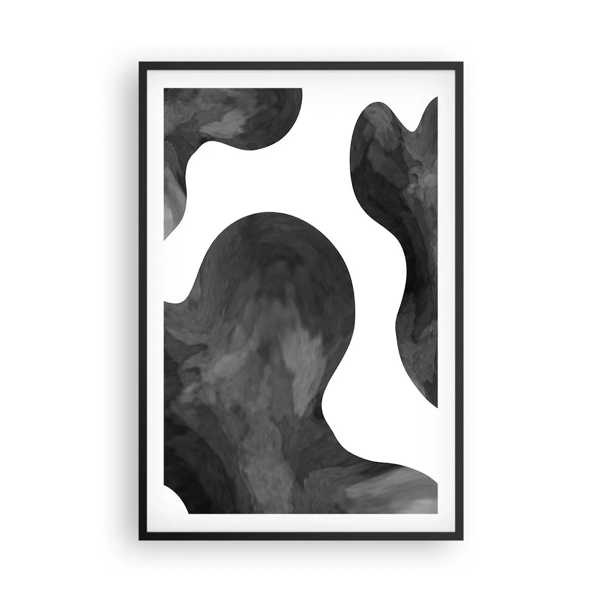 Pôster com moldura preta - Via Láctea - 61x91 cm