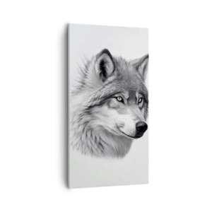 Quadro em tela - Alfa – sem dúvida - 55x100 cm