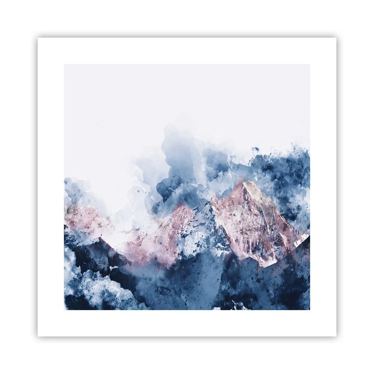 Pôster - Estes são os verdadeiros picos! - 40x40 cm