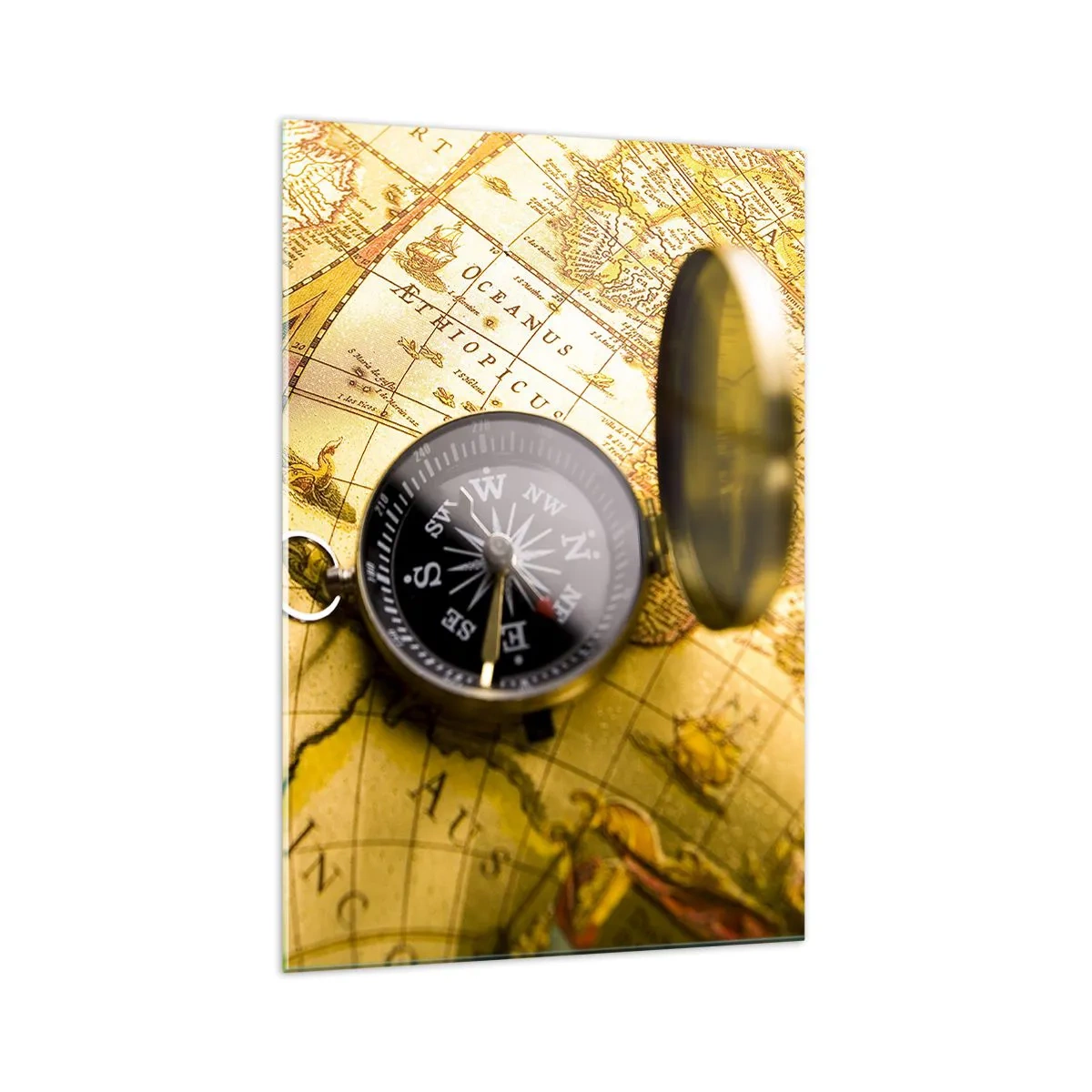 Quadro em vidro - Que tal ao fim do mundo? - 70x100 cm