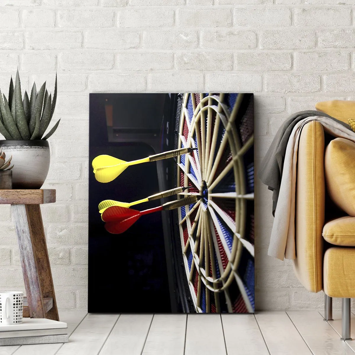 Quadro em tela - Direto ao ponto - 45x80 cm