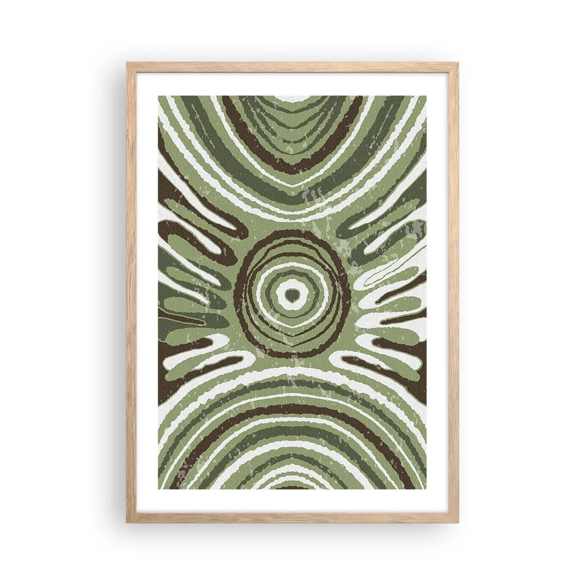 Pôster com moldura de carvalho claro - Uma explosão de emoções - 50x70 cm