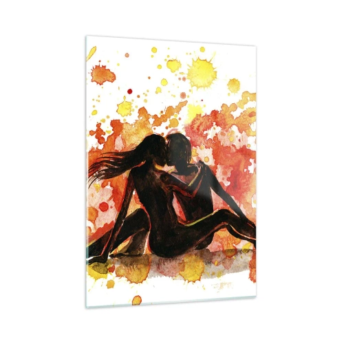 Quadro em vidro - E fez-se a luz - 50x70 cm