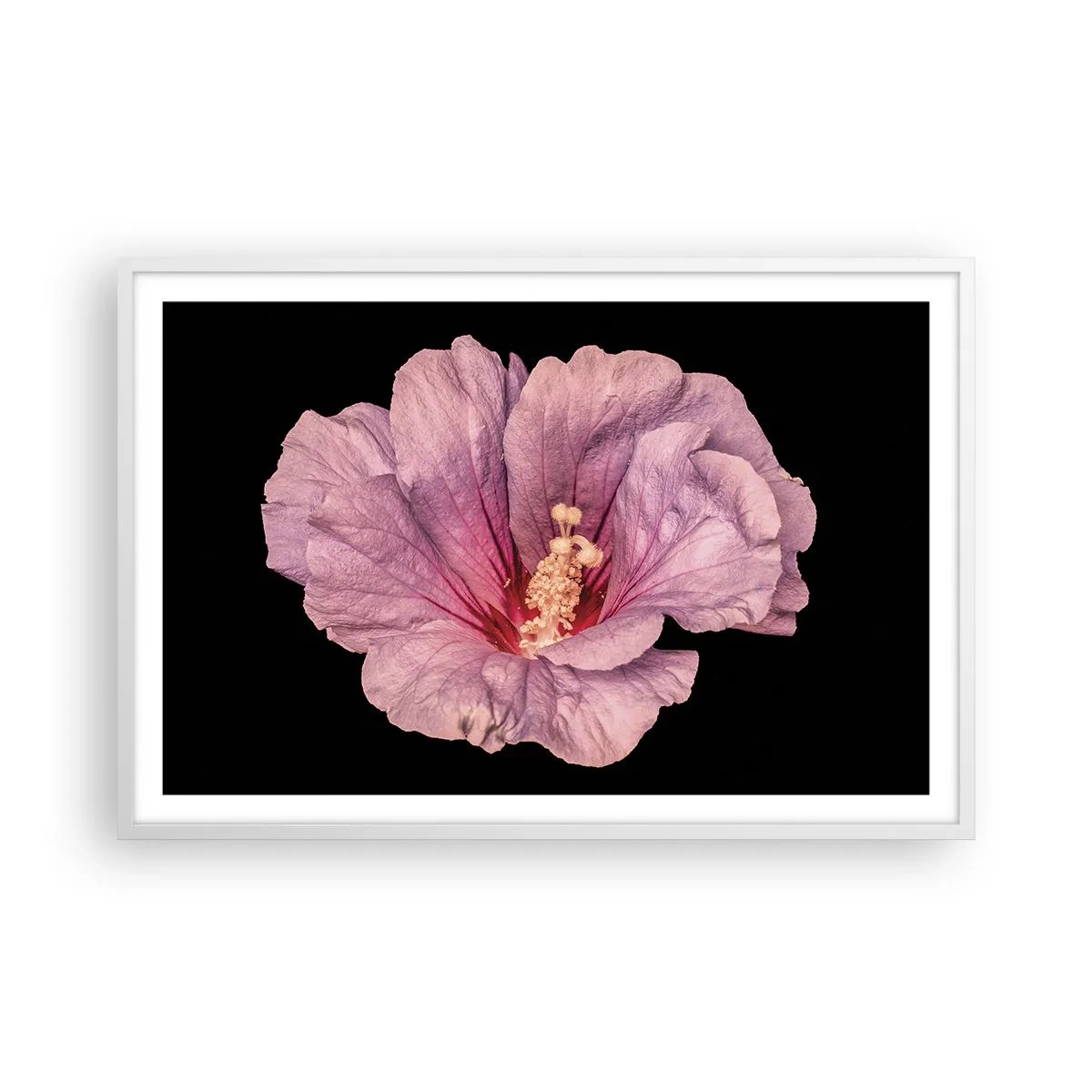 Pôster em moldura branca - Direto para o coração - 91x61 cm