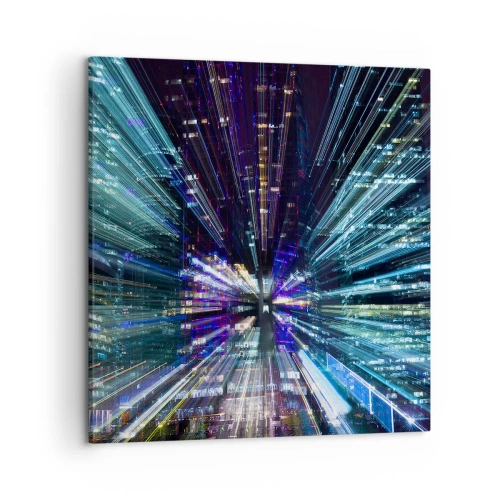 Quadro em tela - Transição para o hiperespaço - 50x50 cm