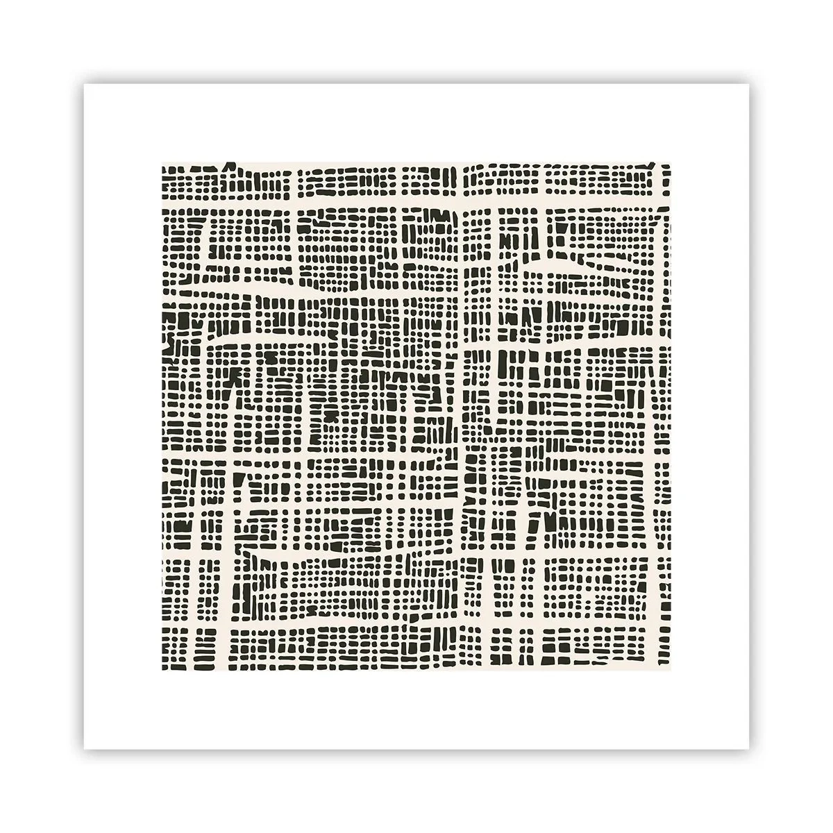 Pôster - Uma composição tecida - 30x30 cm