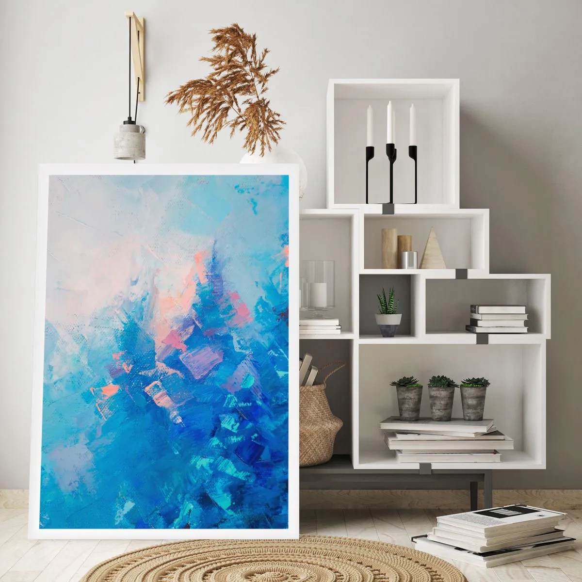 Pôster - Abstração de inverno - 70x100 cm