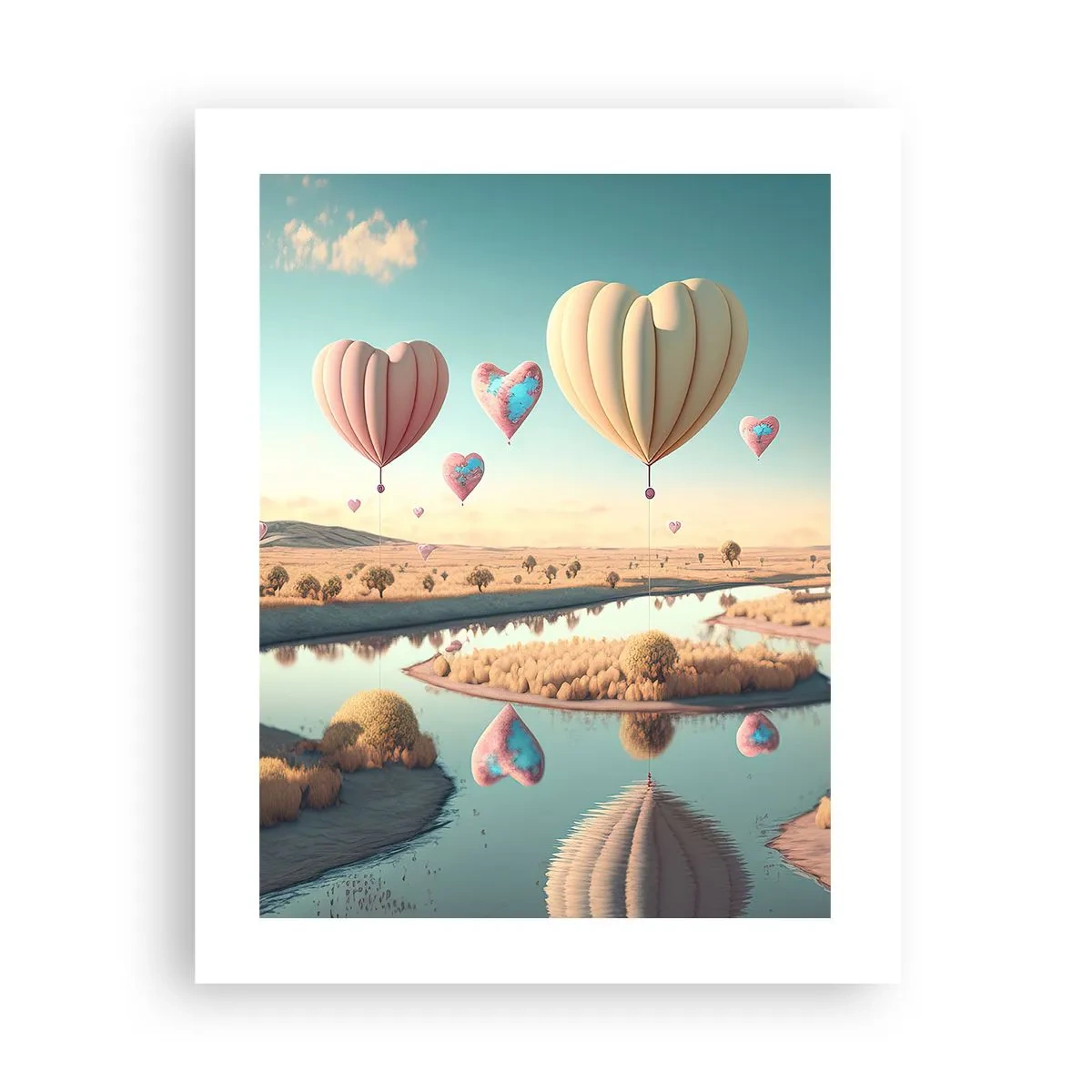Pôster - O amor permite se reerguer - 40x50 cm