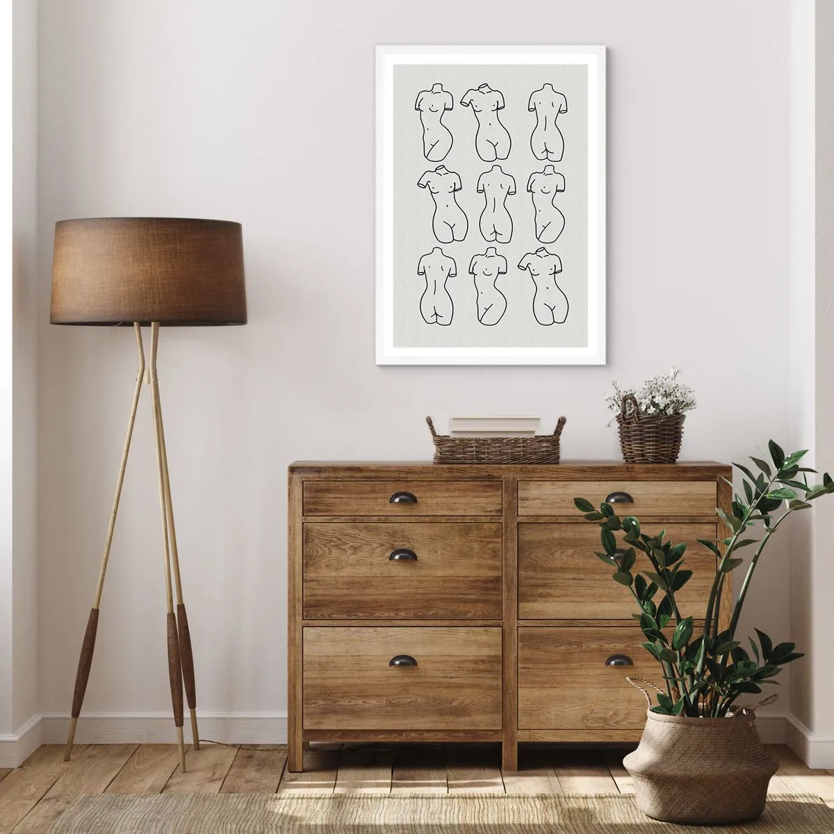 Pôster em moldura branca - Apenas Vênus - 61x91 cm