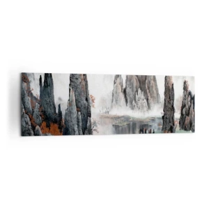 Quadro em tela - Poderosos guardiões  - 160x50 cm