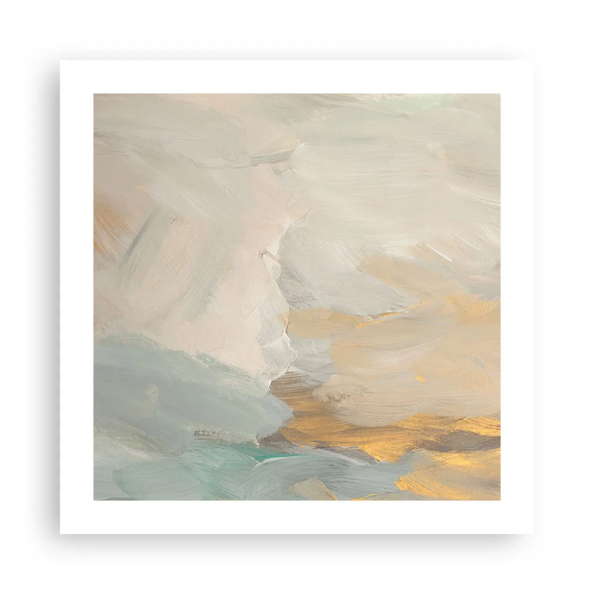 Pôster - Abstração – a terra da gentileza - 50x50 cm