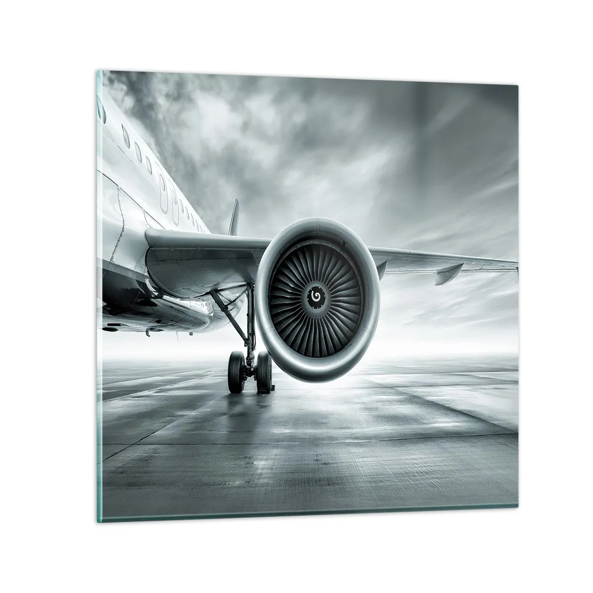 Quadro em vidro - Há poder! - 60x60 cm