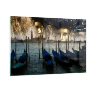 Quadro em vidro - Hora do Carnaval - 120x80 cm