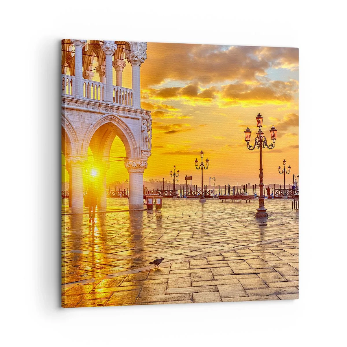 Quadro em tela - Onde está todo mundo? - 60x60 cm