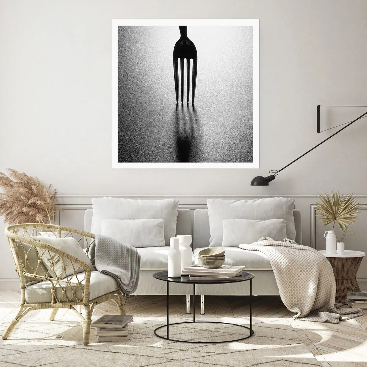 Pôster - Luz e sombra - 50x50 cm