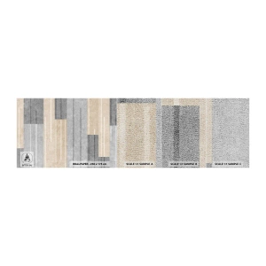 Amostra de papel de parede Premium Canvas - Composição: mantenha vertical - Abstração, Linhas, Pastel - 100x30 cm